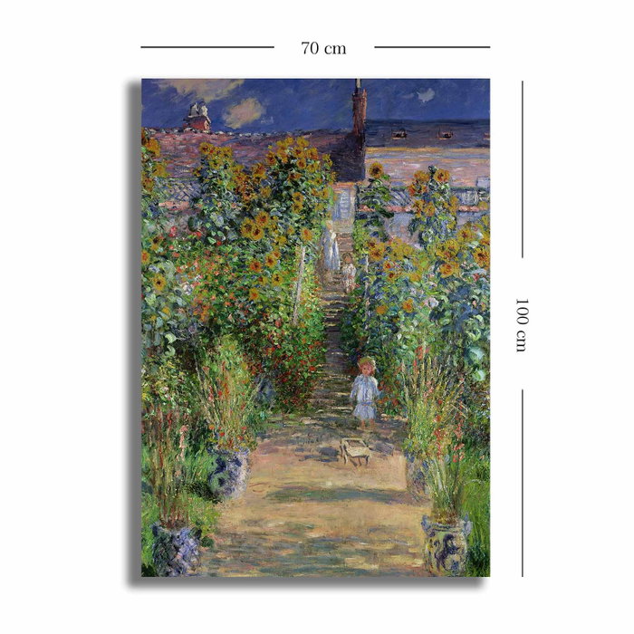 Wallity Pintura en Lienzo Claude Monet 70 x 100 cm
